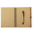 Bambusowy notatnik ok. A5 z długopisem brązowy V0206-16 (3) thumbnail