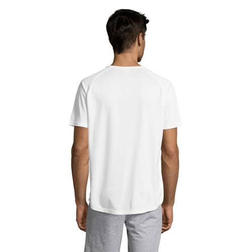 SPORTY Męski T-SHIRT 140g Biały S11939-WH-3XL (1)