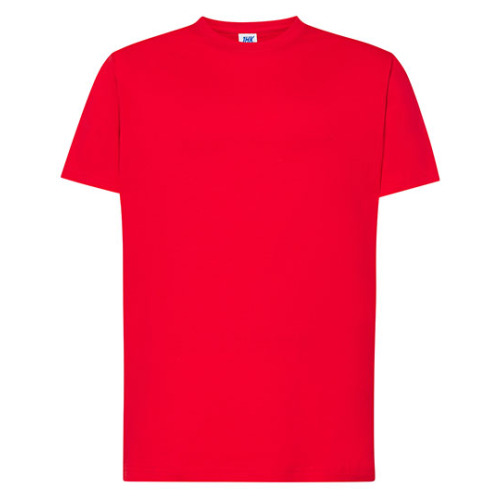 Koszulka męska z okrągłym dekoltem Regular Premium T-Shirt JHK Red test7_TSRA190RDXS 