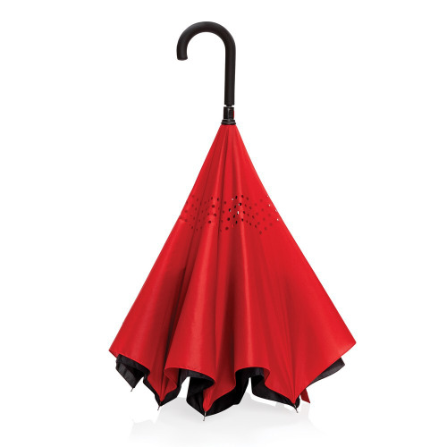 Parasol odwracalny 23" Impact AWARE™ rPET Czerwony P850.634 (3)