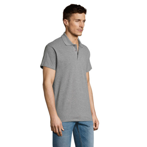 SUMMER II Męskie POLO 170g Grey melange S11342-GY-XL (2)