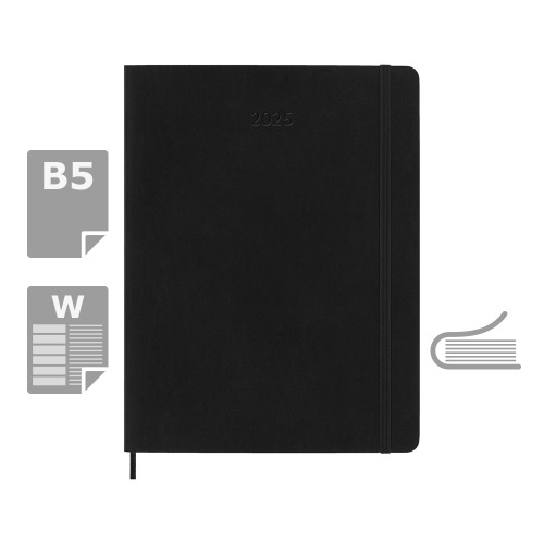 Kalendarz MOLESKINE Czarny VM493-03/2025 (6)