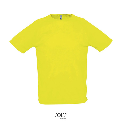 SPORTY Męski T-SHIRT 140g Neon yellow S11939-NE-XXL 