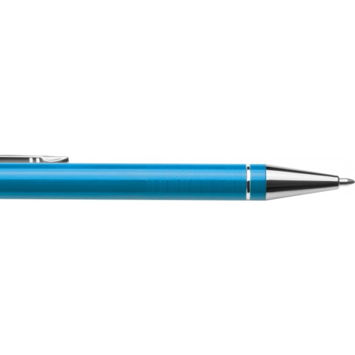 Metalowy długopis półżelowy Almeira turkusowy 374114 (3)