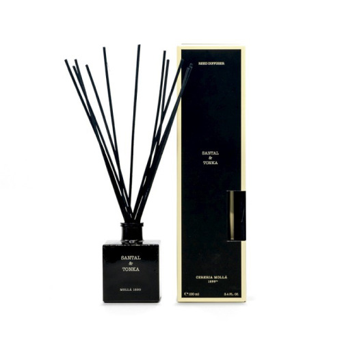 Dyfuzor Premium Reed 100ml Santal and Tonka CERERIA MOLLA Czarny  B3CM-1328 (1)