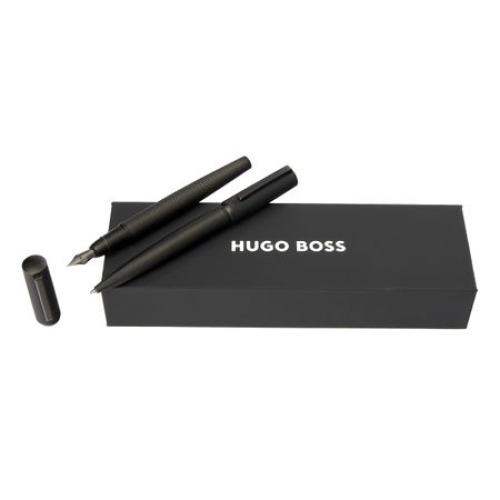 Zesatw upominkowy Hugo Boss pióro wieczne i długopis - HSQ4742A + HSQ4744A uniwersalny HPBP474A 