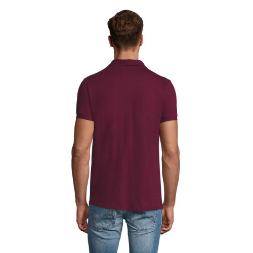 PERFECT Męskie POLO 180g Burgundy S11346-BG-3XL (1)