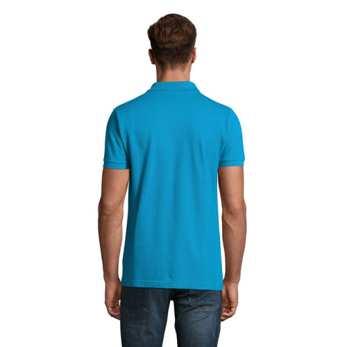 PERFECT Męskie POLO 180g Aqua S11346-AQ-3XL (1)