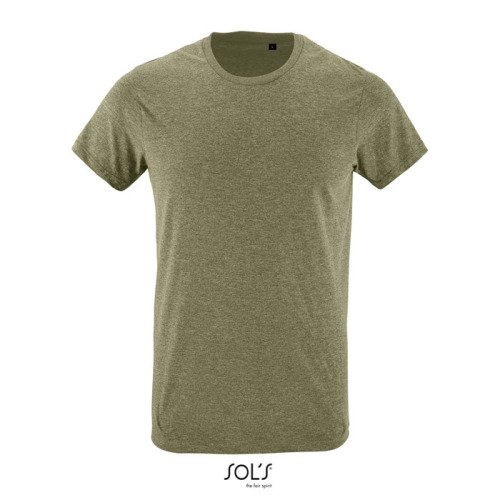 REGENT F Męski T-Shirt 150g Melanż khaki S00553-HK-M 