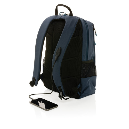 Plecak na laptopa 15,6" Swiss Peak Lima Impact AWARE™, ochrona RFID Niebieski, niebieski P763.155 (4)