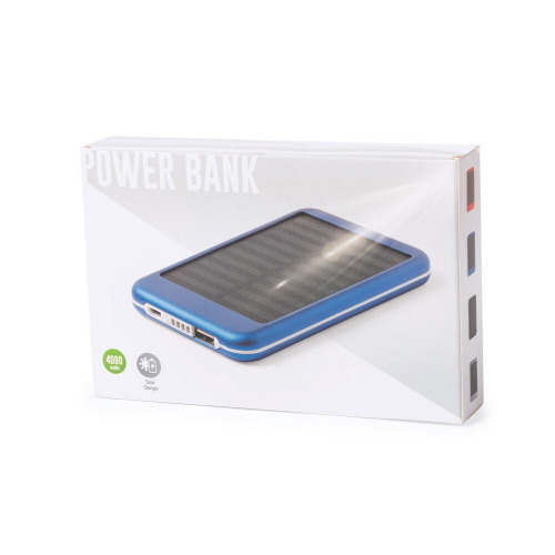 Power bank 4000 mAh, ładowarka słoneczna Niebieski V8387-11 (5)