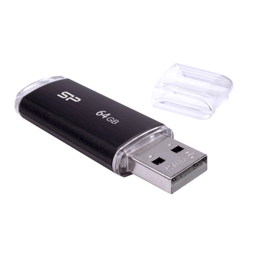 Pendrive Ultima U02 2.0 Silicon Power Czarny EG 813803 64GB (1)