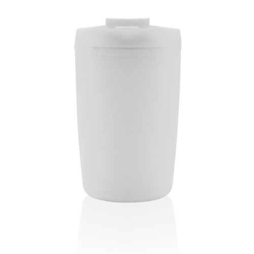 Kubek podróżny 300 ml z PP z recyklingu White P433.083 (3)