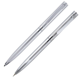 Zestaw piśmienny długopis i ołówek RENEE Pierre Cardin szary
