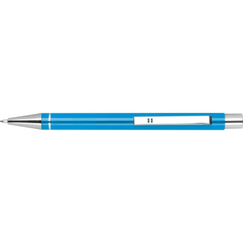 Metalowy długopis półżelowy Almeira turkusowy 374114 (1)
