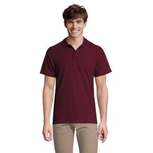 SPRINgII Męskie POLO 210g Burgundy