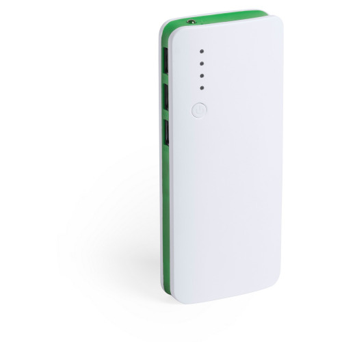 Power bank 10000 mAh, lampka LED Zielony V3856-06 