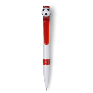 Długopis "piłka nożna" czerwony