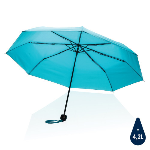 Mały parasol manualny 21" Impact AWARE rPET Niebieski P850.580 