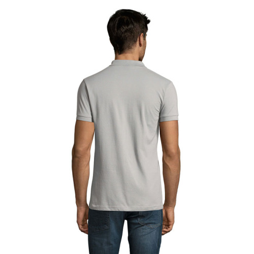 PERFECT Męskie POLO 180g Pure grey S11346-PG-XXL (1)