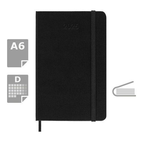 Kalendarz MOLESKINE Czarny VM292-03/2025 (6)