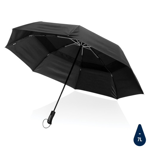 Parasol sztormowy 27" Swiss Peak AWARE™ RPET black P850.331 