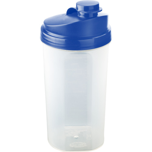 Butelka sportowa 700 ml, shaker Niebieski V7468-11 