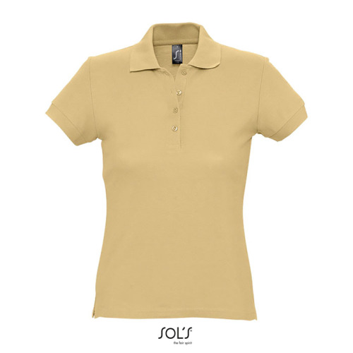 PASSION Damskie POLO 170g Sand S11338-SA-S 