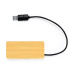 Bambusowy hub USB i USB typu C neutralny V1341-00 (4) thumbnail