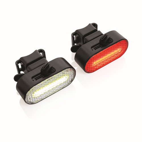 Zestaw lampek do rowera Lumino Czarny P513.8401 (11)