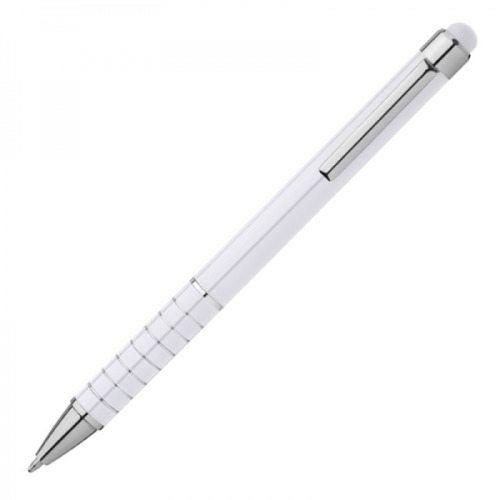 Długopis metalowy touch pen LUEBO Biały 041806 