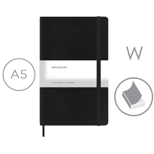 Kalendarz MOLESKINE Czarny VM398-03/2024 (8)