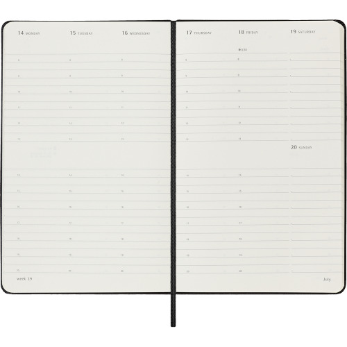 Kalendarz MOLESKINE Czarny VM397-03/2025 (10)