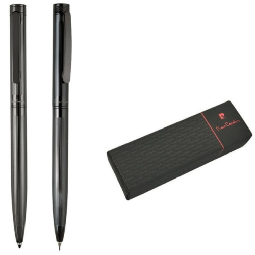 Zestaw piśmienny długopis i ołówek RENEE Pierre Cardin ciemnoszary B0400901IP377 (1)