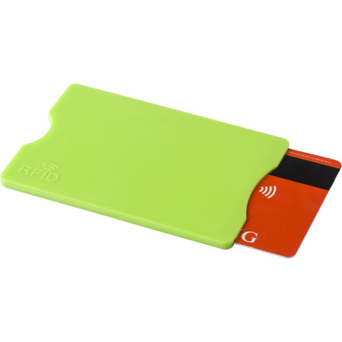 Etui na kartę kredytową, ochrona RFID Jasnozielony V9878-10 (2)