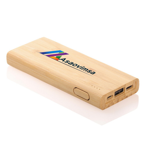 Bambusowy power bank 5000 mAh B'RIGHT | Posey Drewno V0347-17 (12)