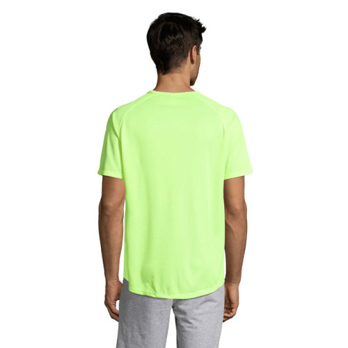 SPORTY Męski T-SHIRT 140g Neon yellow S11939-NE-XXL (1)