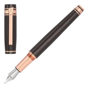 Wieczne pióro Bold Stripe Gun &amp; Rosegold Szary