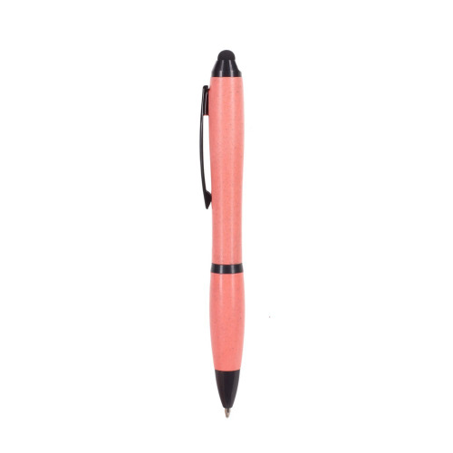 Bambusowy długopis, touch pen różowy V1933-21 (1)