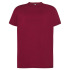 Koszulka męska z okrągłym dekoltem Regular Premium T-Shirt JHK Burgundy test7_TSRA190BUXL  thumbnail