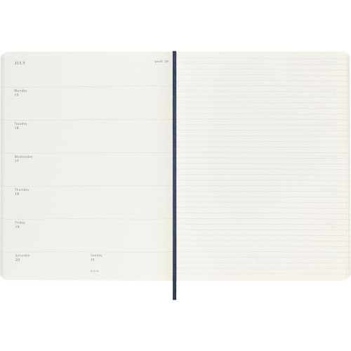 Kalendarz MOLESKINE Ciemnoniebieski VM493-27/2024 (12)