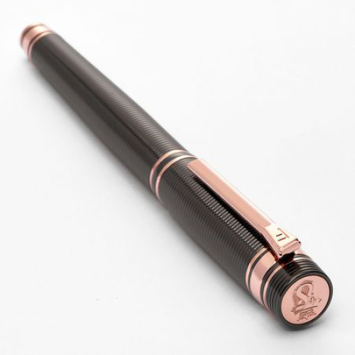 Pióro kulkowe Bold Stripe Gun &amp; Rosegold Szary FSH4705D (3)