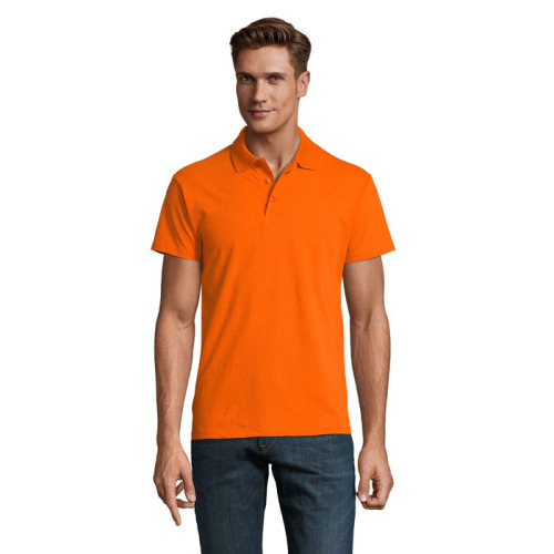 SPRINgII Męskie POLO 210g Pomaranczowy S11362-OR-XL 