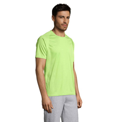 SPORTY Męski T-SHIRT 140g Apple Green S11939-AG-XXS (2)