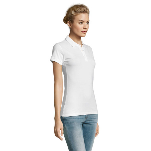 PERFECT Damskie POLO 180g Biały S11347-WH-XL (2)