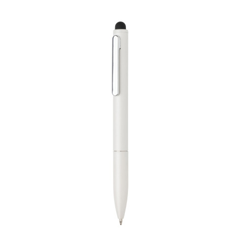 Długopis, touch pen Kymi, aluminium z recyklingu Biały P611.233 