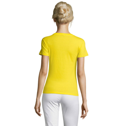 REGENT Damski T-Shirt 150g Lemon S01825-LE-M (1)