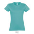 IMPERIAL WOMEN T-SHIRT 190g Caribbean blue S11502-CB-L  thumbnail