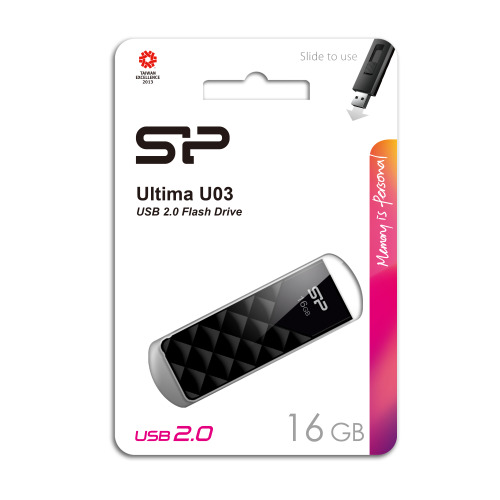Pendrive silicon power ultima u03 czarny EG 812403 16GB (2)