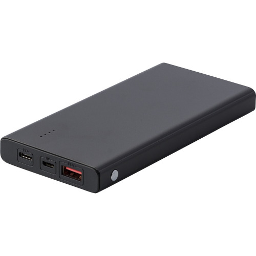 Aluminiowy power bank 10000 mAh Czarny V1900-03 